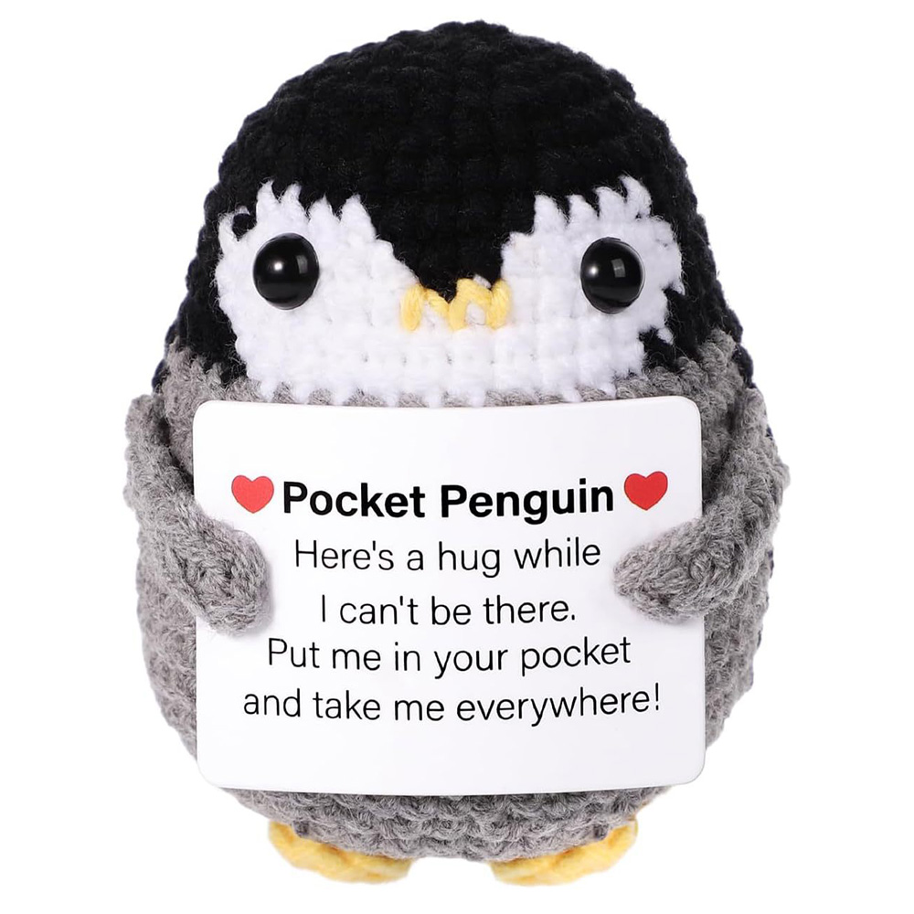 Home Textiles Europe - Bambola pinguino a energia positiva fatta