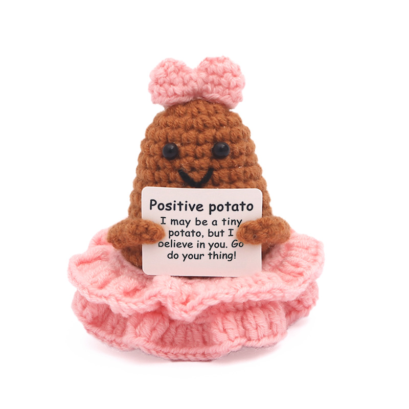 Home And Textiles Today - Bambola Principessa Patata all'Uncinetto con Carta,