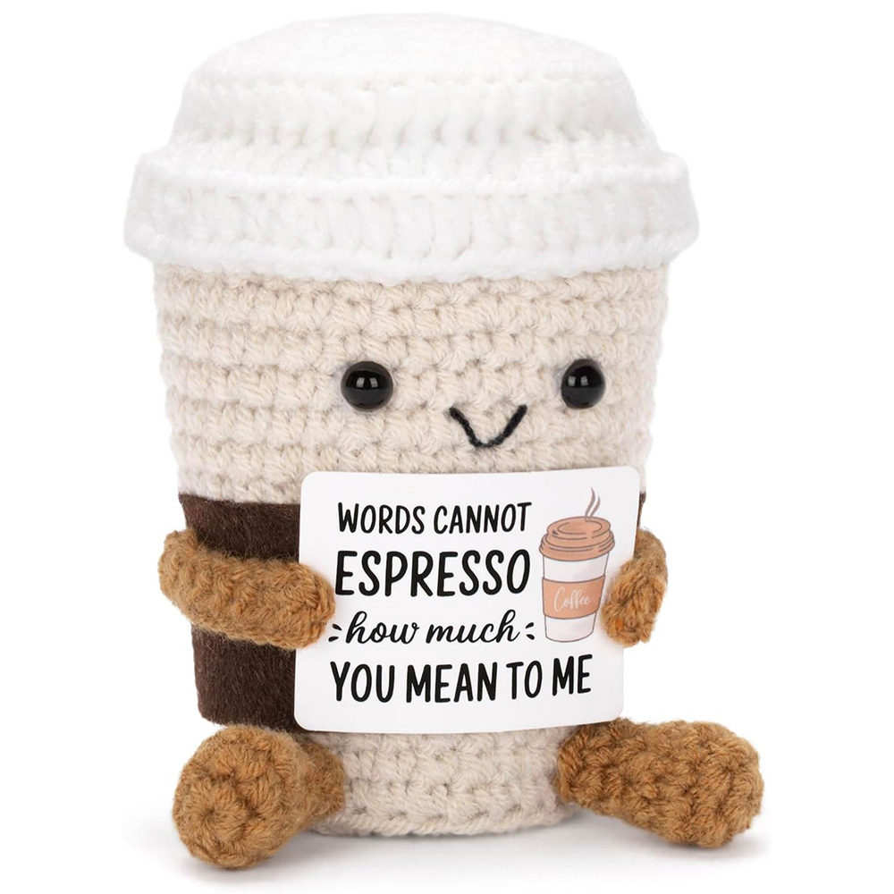 Home Textiles Europe - Divertente bambola da caffè con supporto