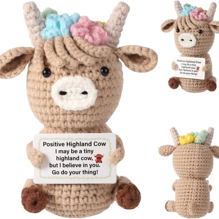 Home Textiles Europe - Decorazione per bambola di mucca emotiva