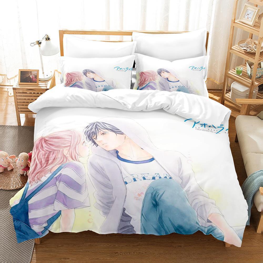 Home Textiles Bedding - 3d Print Anime Ao Haru Ride