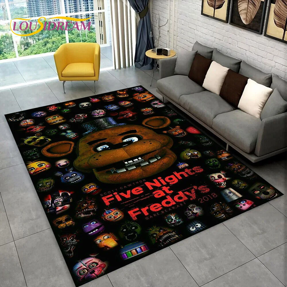 Home Textiles Sale - Tappeto Decorativo a Tema Horror FNAF