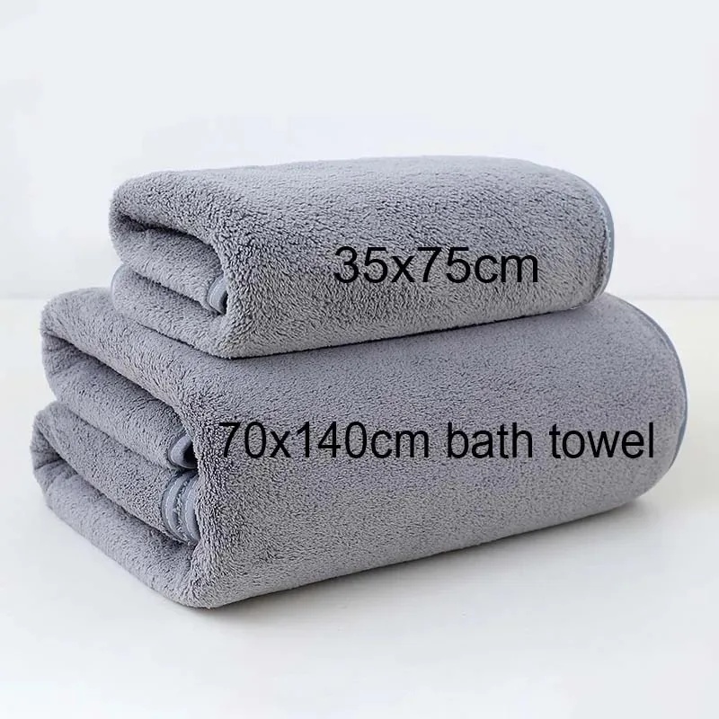 Home Textiles Towel Set - Set di Asciugamani in Pile Corallo