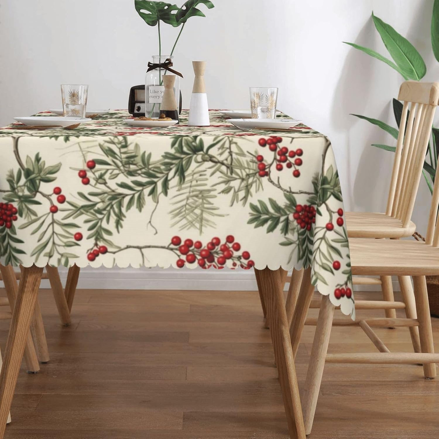 Tovaglia Natalizia con Bacche  - Home Textiles Premium recensione e prezzo