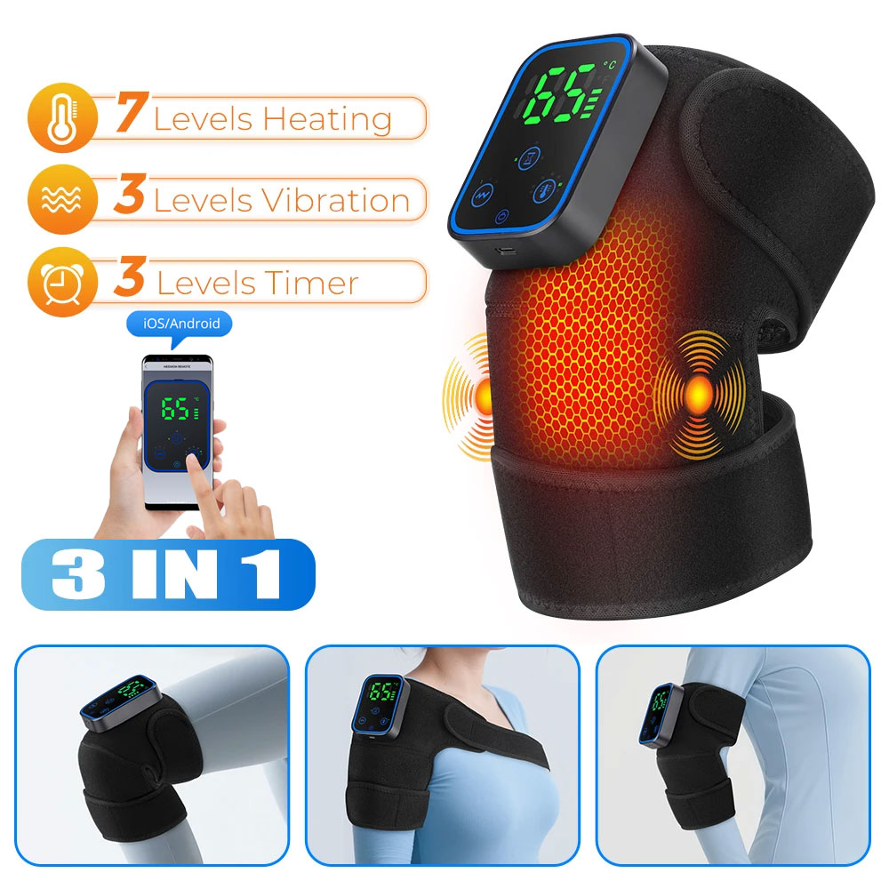 Massaggiatore per ginocchio 3  - Heated Pad Electric recensione e prezzo