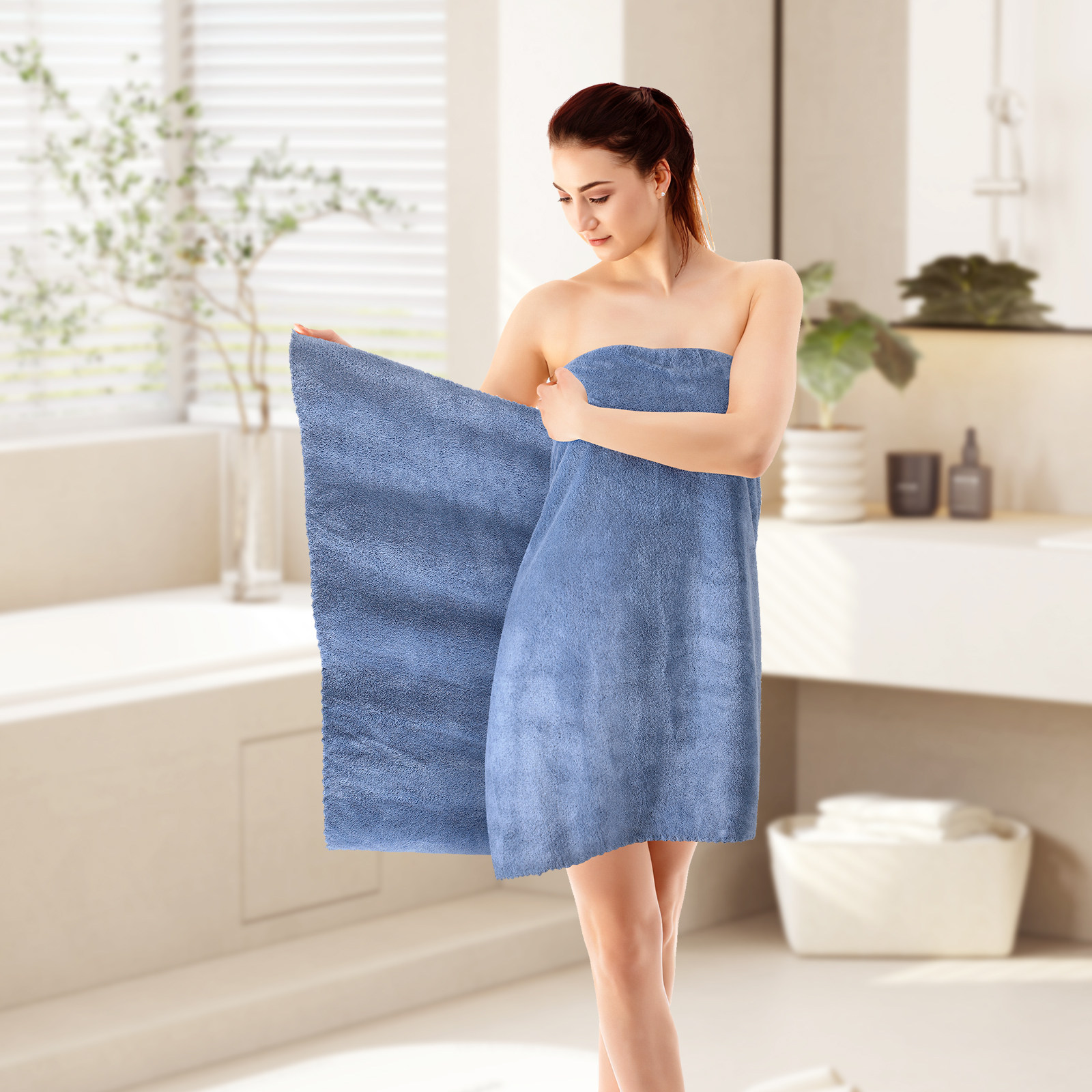 5 Pezzi di Asciugamani da Bagn - Home Textiles Towel Set recensione e prezzo